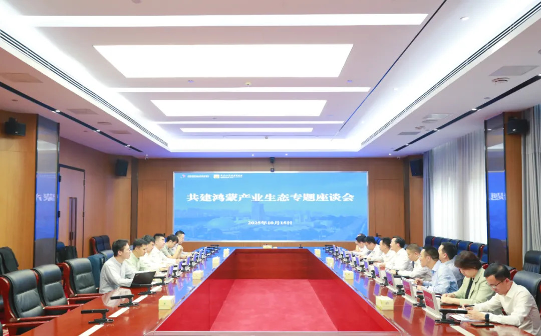 蒋红波主持召开共建鸿蒙产业生态专题座谈会