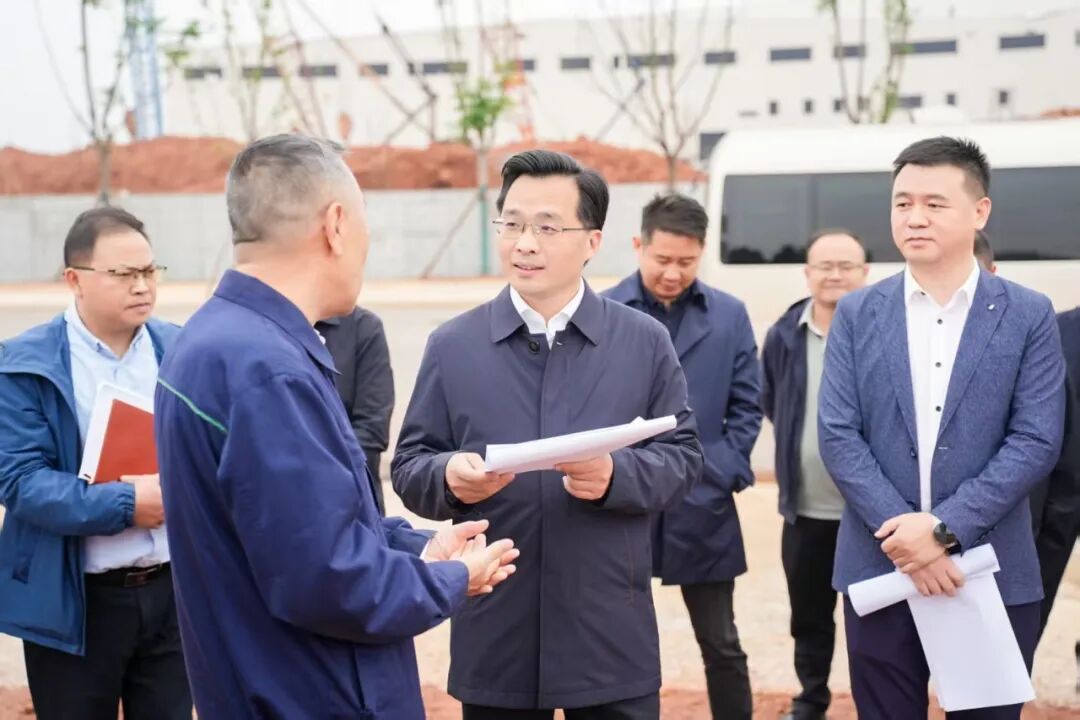 蒋红波调研园区重点项目建设工作